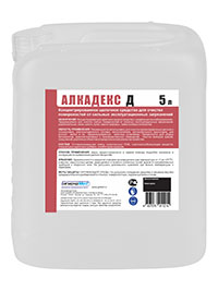 Концентрированное жидкое щелочное моющее средство с умеренным пенообразованием, Алкадекс Д 5л