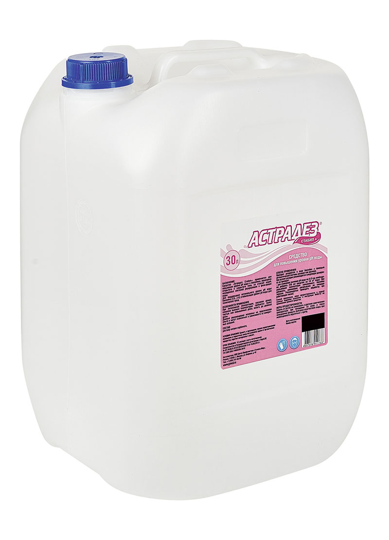 АСТРАДЕЗ СТАБИЛ ПЛЮС 30 л — средство для повышения Ph воды