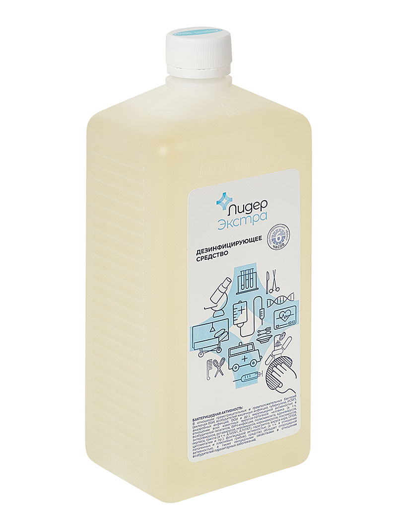 Дезинфицирующее средство с моющими и дезодорирующими свойствами ЛИДЕР ЭКСТРА 1л