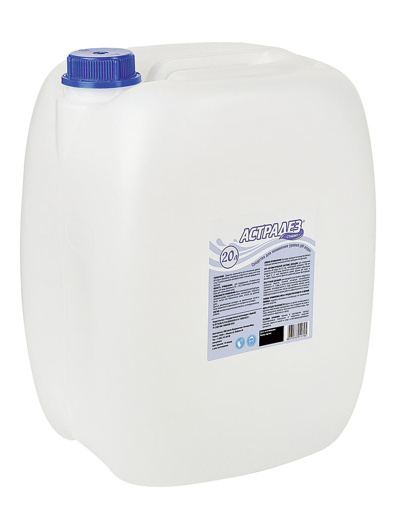 Средство для понижения Ph воды АСТРАДЕЗ СТАБИЛ, 20 л