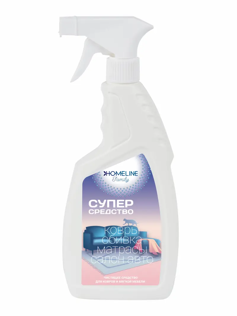 Чистящее средство для ковров, мягкой мебели, салонов автомобилей «СУПЕР СРЕДСТВО» (0,5 л)