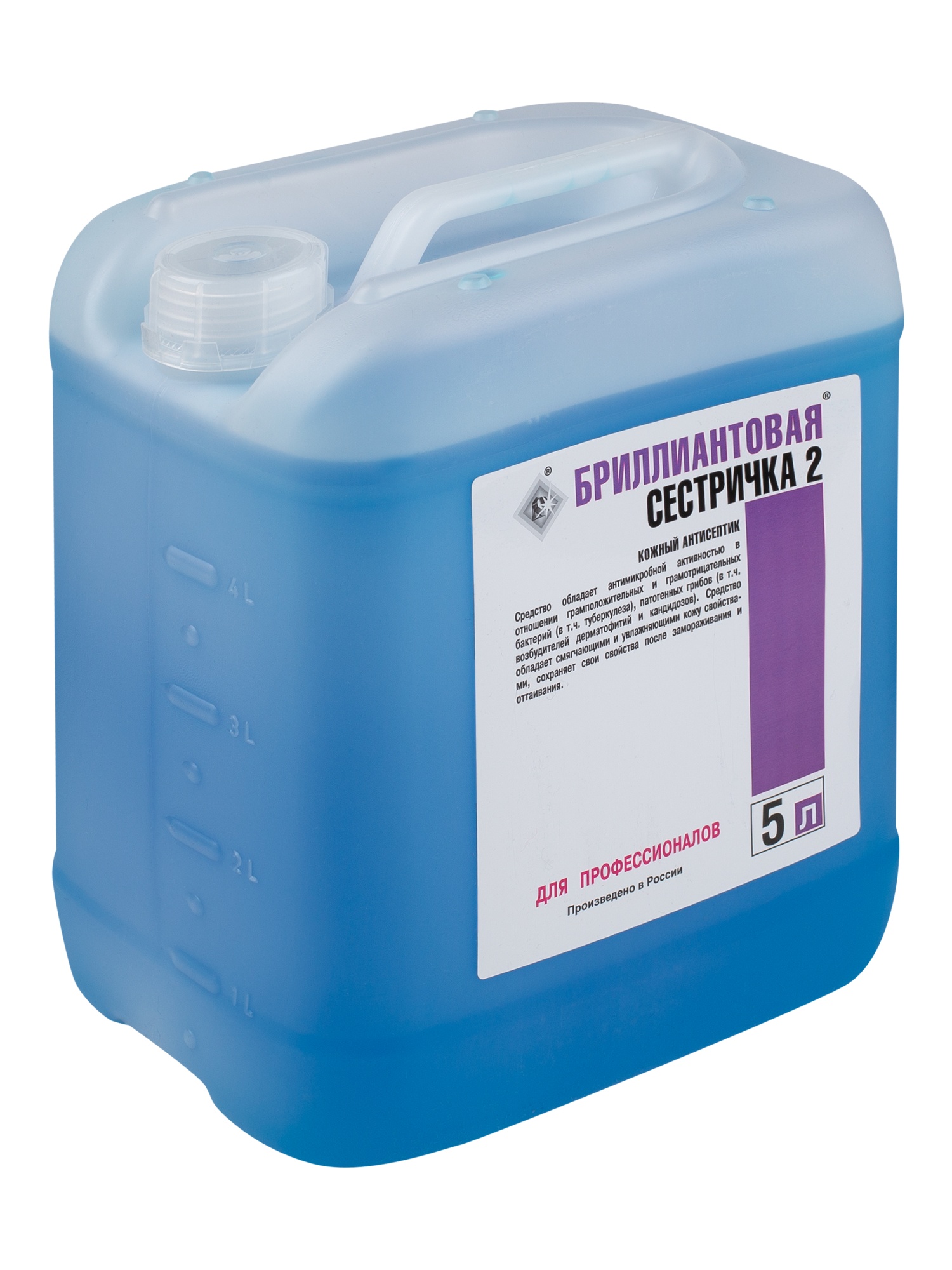 Дезинфицирующее мыло БРИЛЛИАНТОВАЯ СЕСТРИЧКА-2 (5 л)