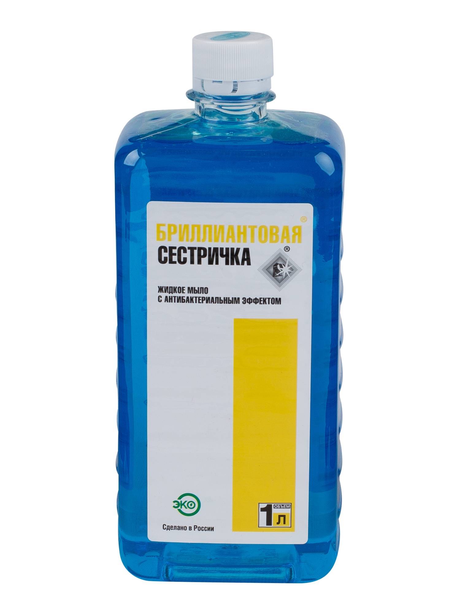 Антибактериальное мыло БРИЛЛИАНТОВАЯ СЕСТРИЧКА (эйрлейс 1 л)