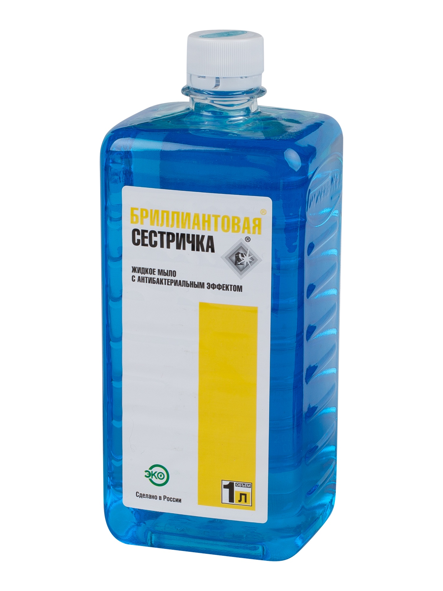 Антибактериальное мыло БРИЛЛИАНТОВАЯ СЕСТРИЧКА (эйрлейс 1 л)